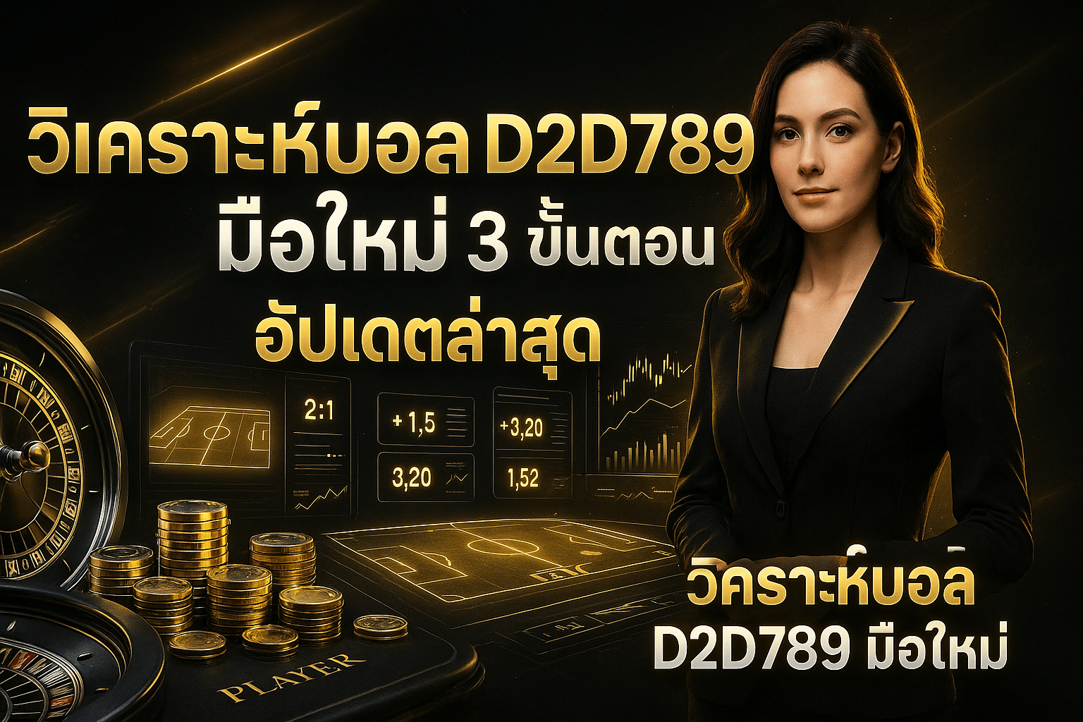 วิเคราะห์บอล D2D789 มือใหม่
